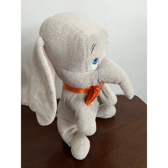 Disney Babies Dumbo Elephant Plush Disney Parks Stuffed Animal 10” With Ribbon - Picture 7 of 7